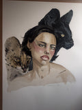 Woman&Serval